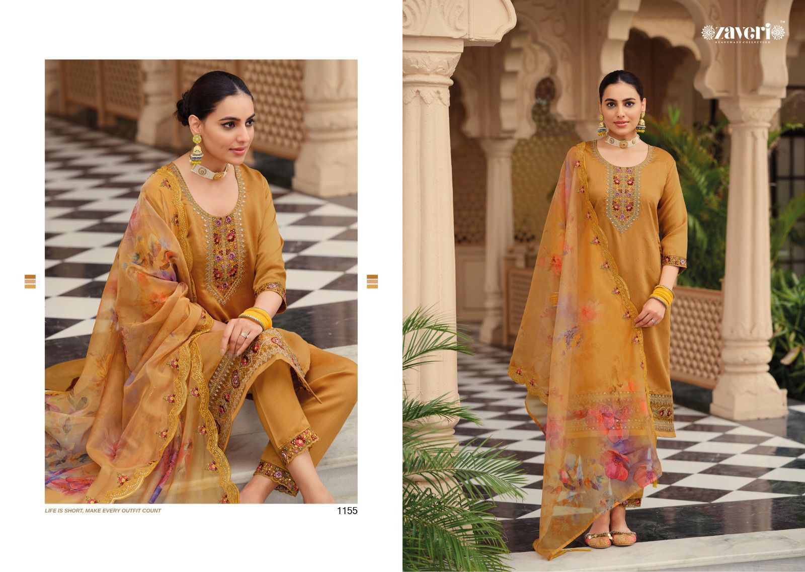 Zaveri Imroz Vol 2 Silk Embroidery Readymade Suits Catalog
